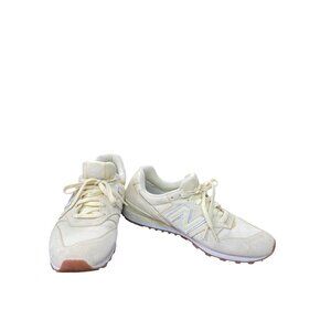 New Balance Womens 996 Yellow Suede Sneakers Size 9 SKU 8820